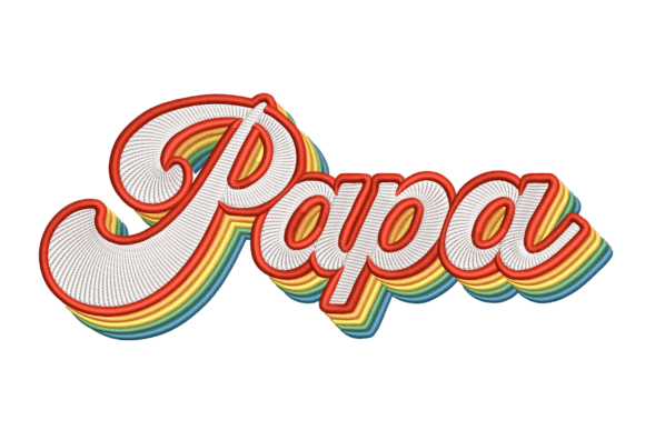 Retro Papa Embroidery Design Review: Stitching the Cool Dad Vibe